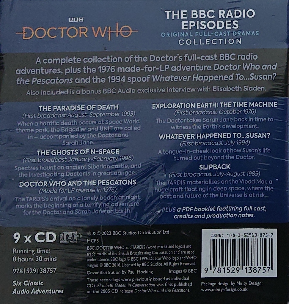 Picture of ISBN 978-1-52913-875-7 Doctor Who - The BBC radio broadcasts by artist Various from the BBC records and Tapes library